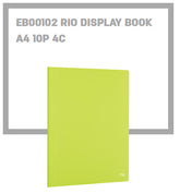Deli Rio Display Book A4 10P 4C - Al Masam Stationery LLC